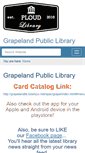 Mobile Screenshot of grapelandlib.org